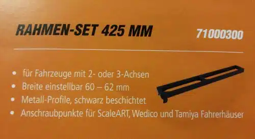 Rahmenset 425mm Scale Drive