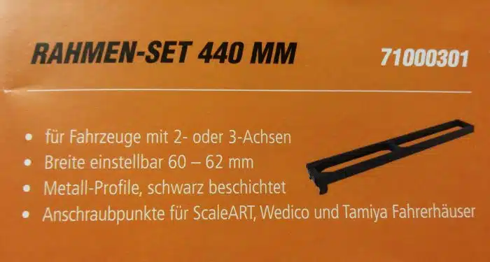 Rahmenset 440mm Scale Drive