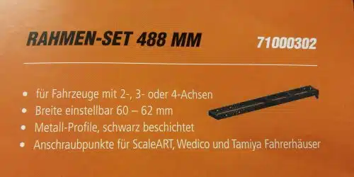 Rahmenset 488mm Scale Drive