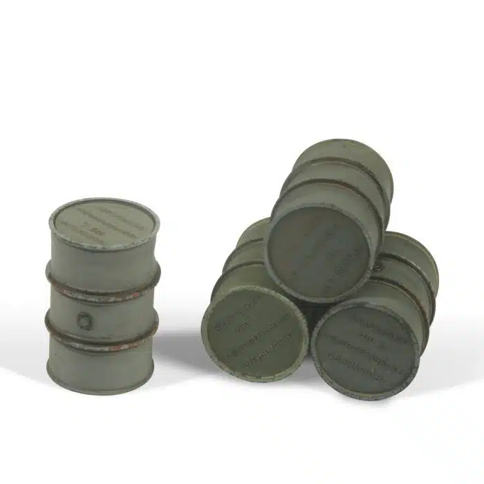 Rcp-35-0086 Wehrmacht Fuel Drums