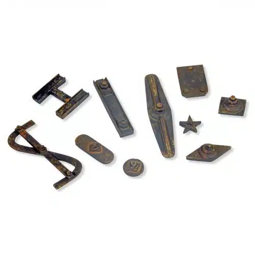 Rcp-35-0108 Old Metal Wall Supports