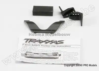 Retainer clip, battery (1)/ front clip
