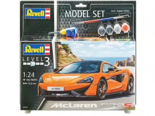 Revell 67051 Mclaren 570S incl lijm verf kwastje
