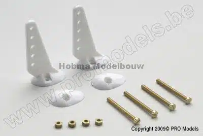 Roerhoorn 30mm incl. schroeven (2st)