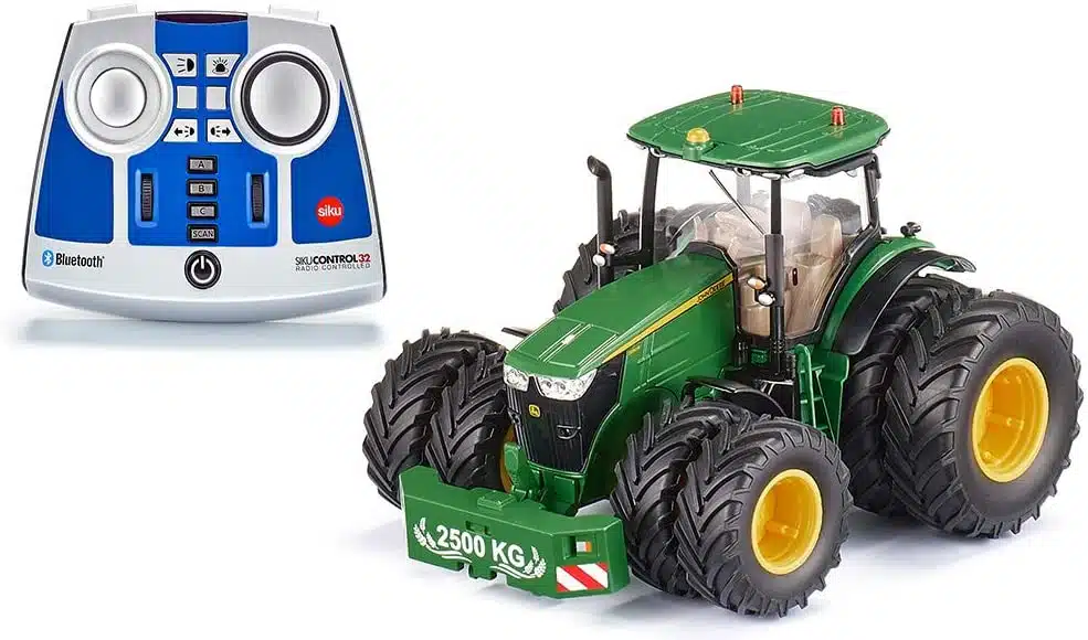 SIKU 6736 JOHN DEERE MET DUBBEL LUCHT INCL. AFSTANDSBEDIENING