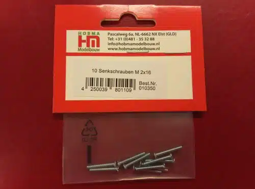 Senkschrauben 10St M 2 x 16