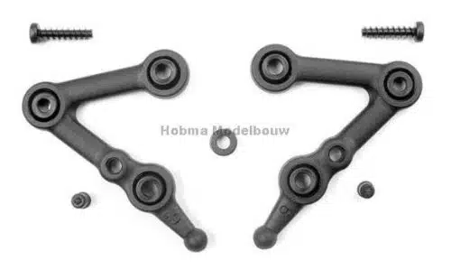 Set Of Suspension Arms 6 deg. Caster (
