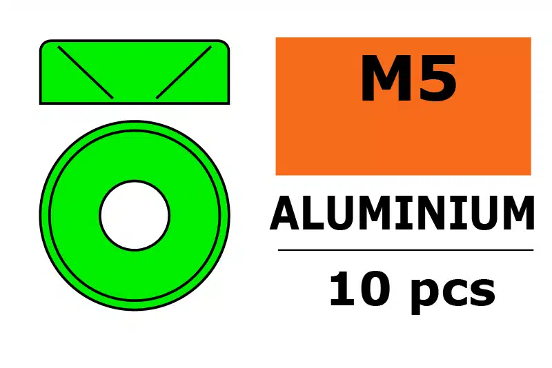 Sluitring M5 "Groen" voor verzonken sc