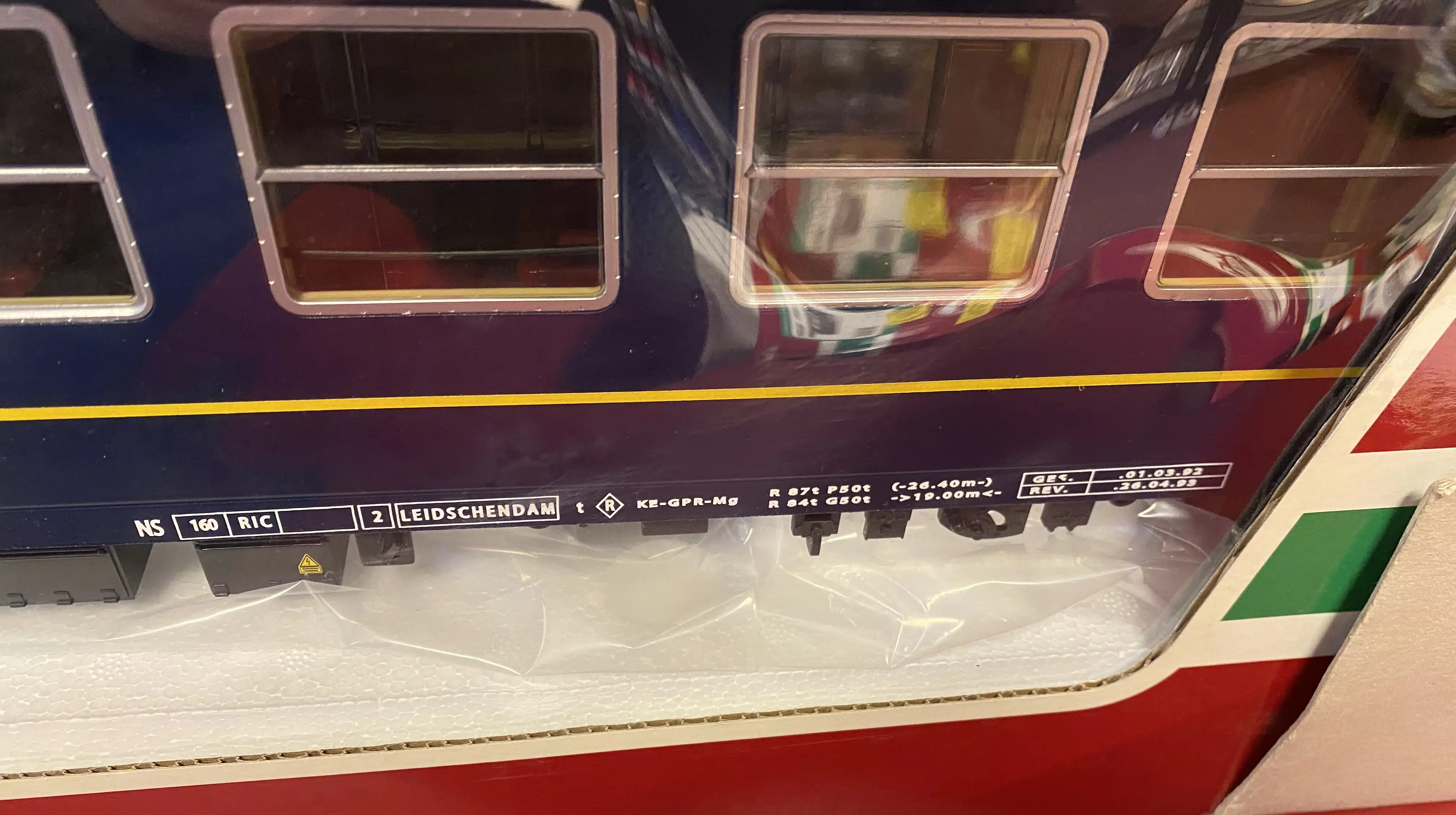 Stoom en Spoor NS Couchette Wagon Met Nummer 007-5 , voor de LGB baan