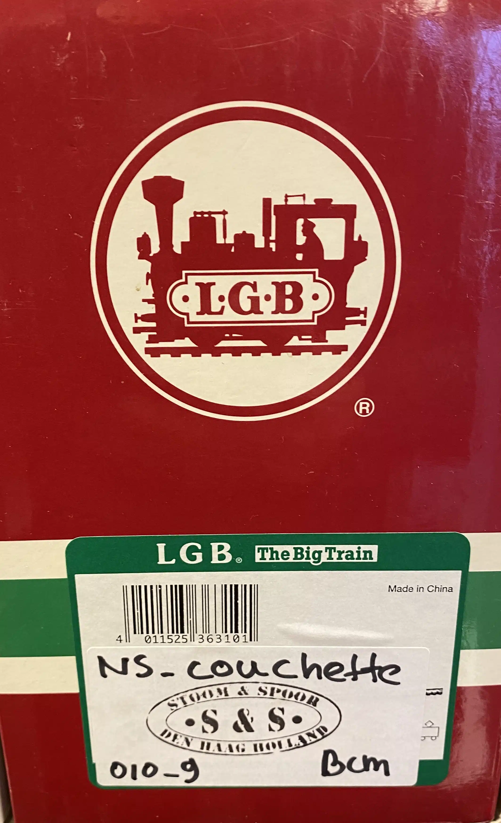 Stoom en Spoor NS Couchette Wagon Met Nummer 010-9 , voor de LGB baan