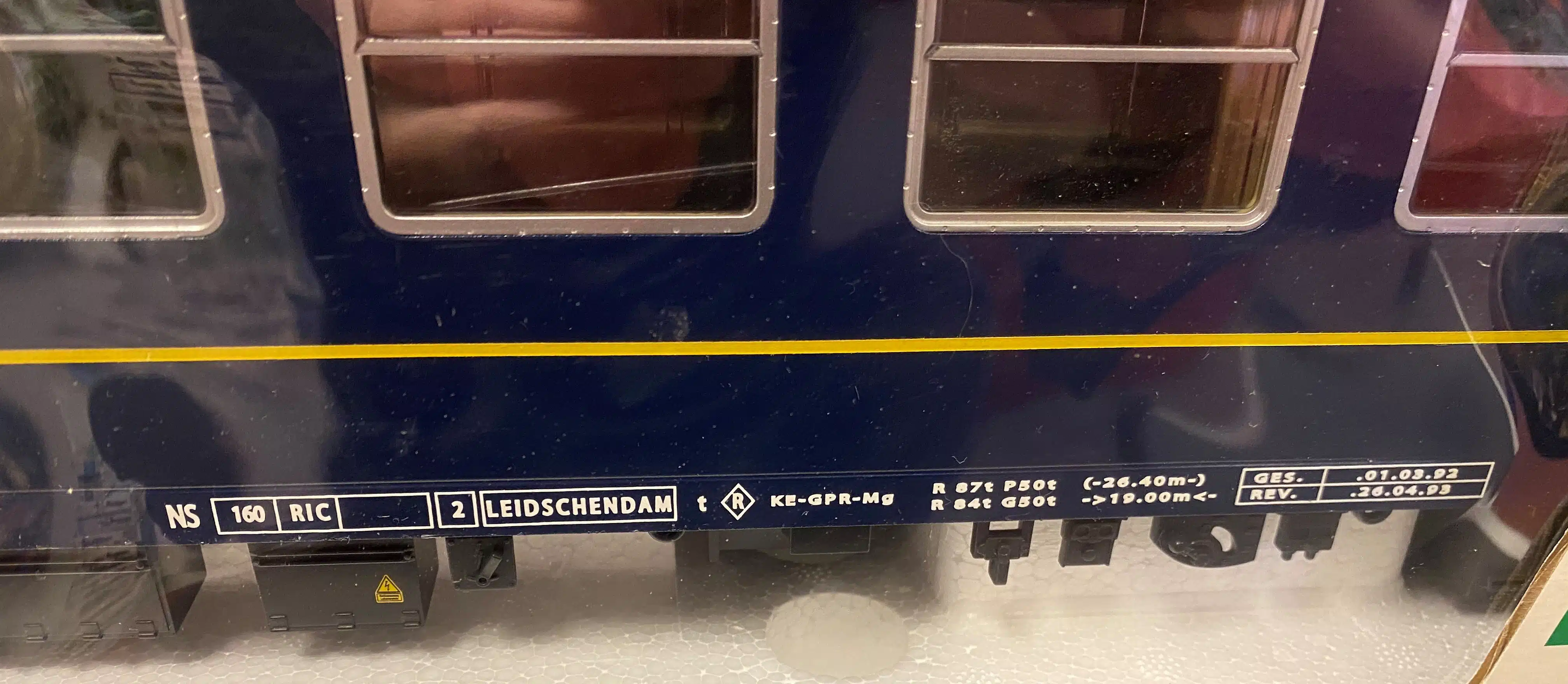 Stoom en Spoor NS Couchette Wagon Met Nummer 011-7 , voor de LGB baan