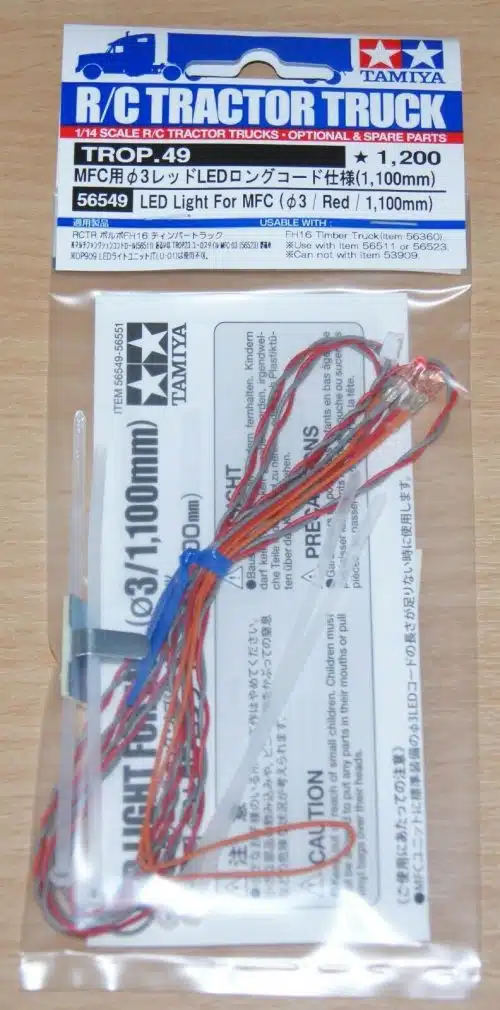 Tamiya-56549-Led-Light-For-MFC-3mm Red