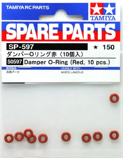 Tamiya 50597 Damper O-Ringe rot