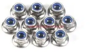 Tamiya 53024 4MM aluminium flange lock nut
