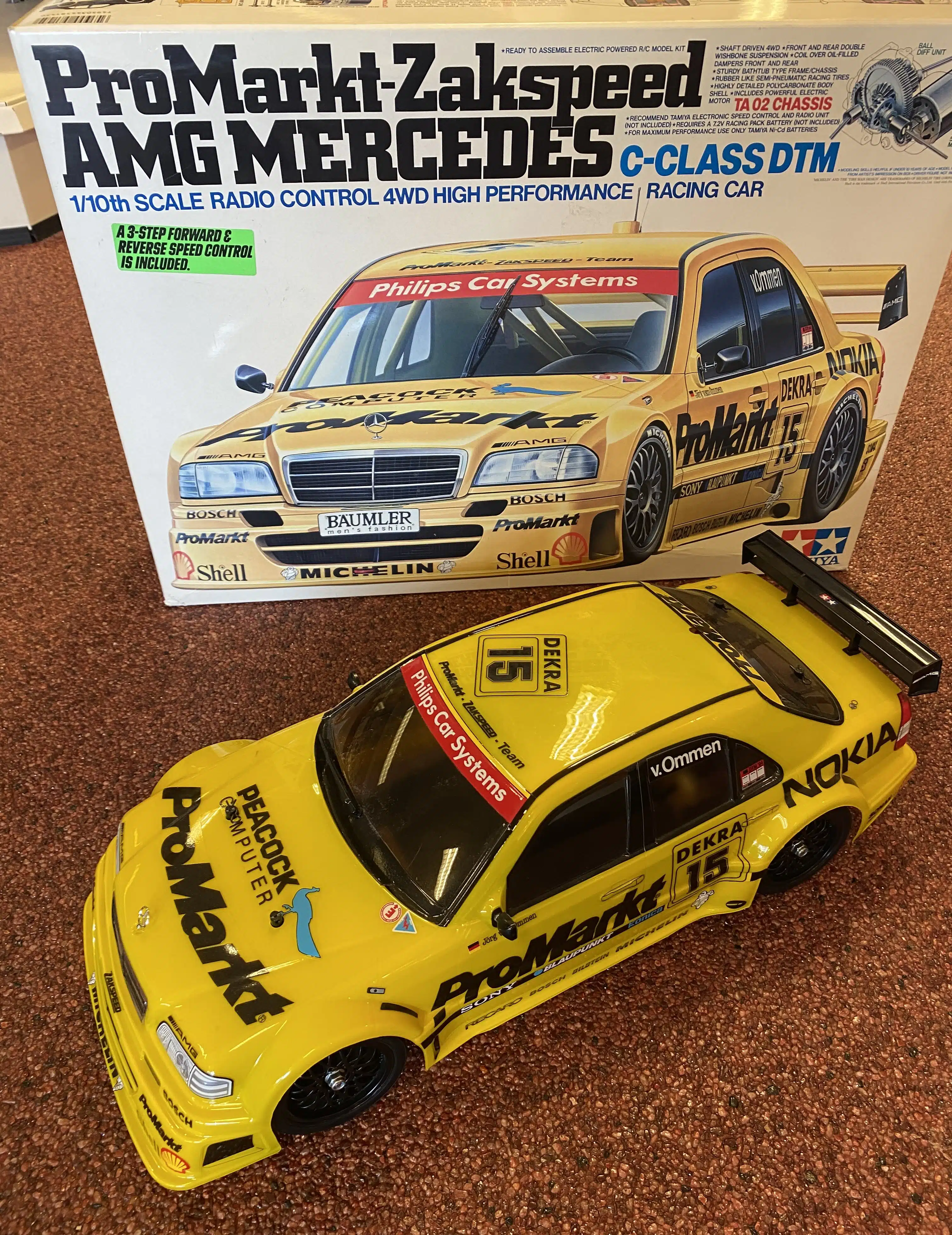 Tamiya 58145 ProMarkt Zakspeed AMG Mercedes C-Class DTM