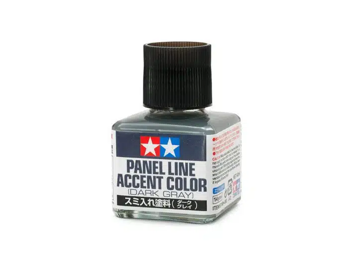 Tamiya 87199 Panel line Accent Coler DKL Grau 40 ml
