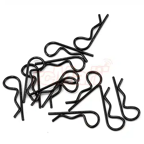 Traxxas 1834a Body clips (12) (standard zwart)