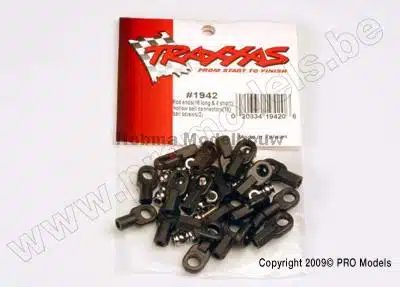 Traxxas 1942 Rod ends (16 long & 4 sho