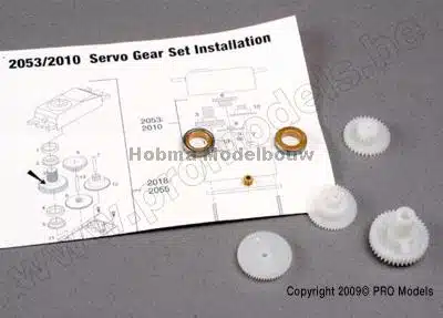 Traxxas 2010 Gear set (for 2018 servos
