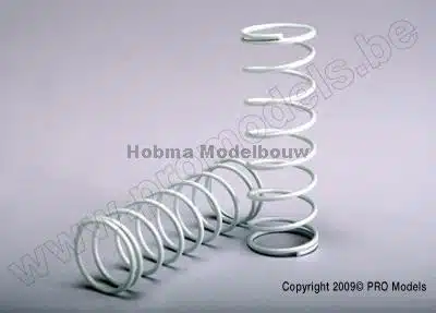 Traxxas 2458A Springs, front (white) (