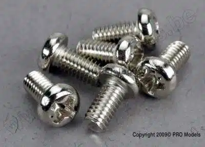 Traxxas 2558 Screws, 3x6mm roundhead m