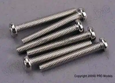 Traxxas 2567 Screws, 3x23mm roundhead