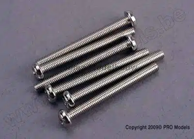 Traxxas 2572 Screws, 3x30mm roundhead
