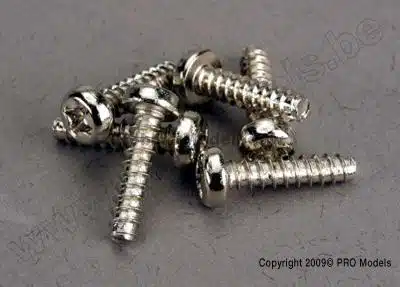 Traxxas 2676 Screws, 3x12mm roundhead
