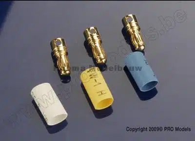 Traxxas 3342 Bullet connectors, male,