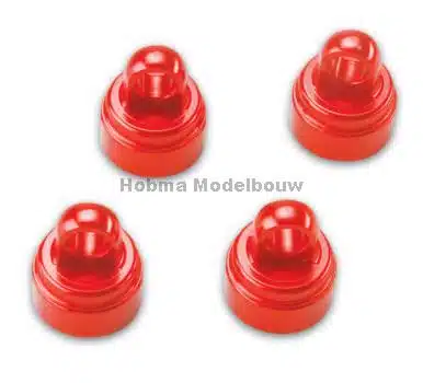 Traxxas 3767X Shock caps, aluminum (re