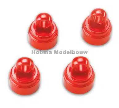 Traxxas 3767X Shock caps, aluminum (re