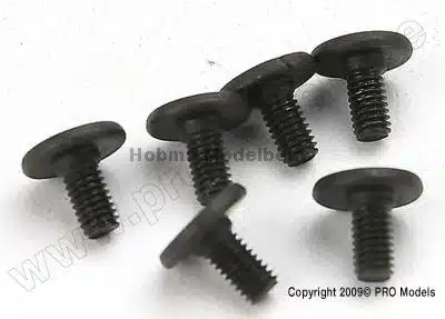 Traxxas 3932 Screws, 3x6mm flat-head m