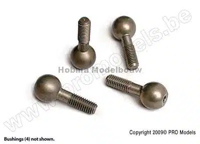 Traxxas 4933X Pivot balls, hard-anodiz