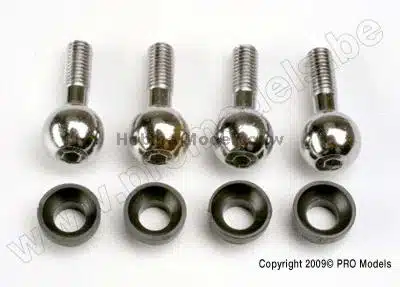 Traxxas 4933 Pivot balls (4)/ pivot ba