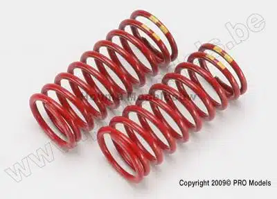 Traxxas 5648 Spring, shock (red) (long) (GTR) (4.9