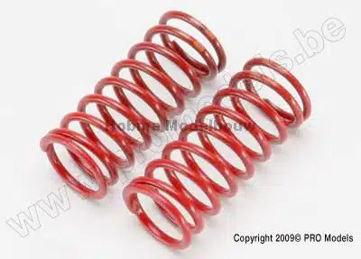 Traxxas 5649 Spring, shock (red) (long) (GTR) (5.4