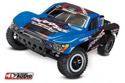 Traxxas Slash TQ 2,4GHZ on-Board Audio Tra58034-2blauw