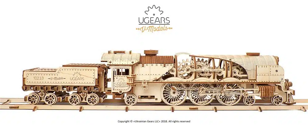Ugears Express Stoom Locomotief VM-03