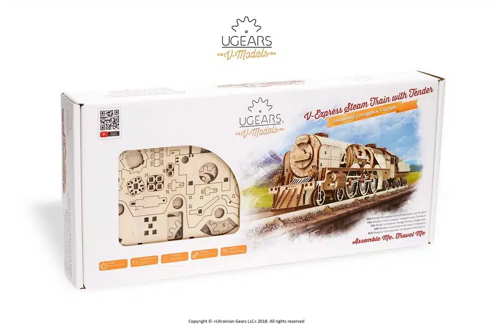 Ugears Express Stoom Locomotief VM-03