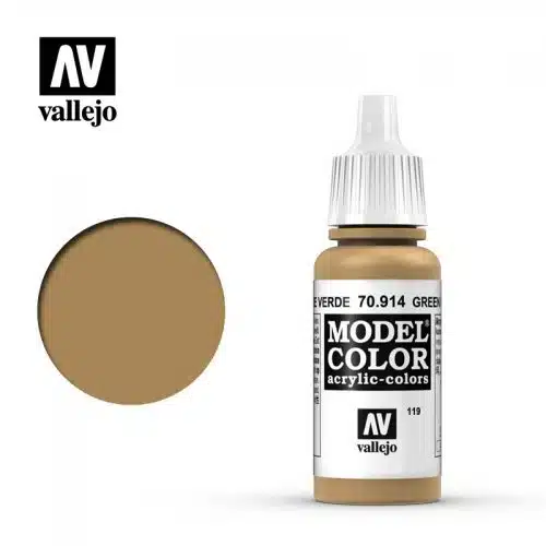 Vallejo 70914 Model Color Green Ochre
