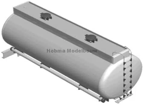Wedico 0326 OVAL TANK AUFB.WEISS ANH.