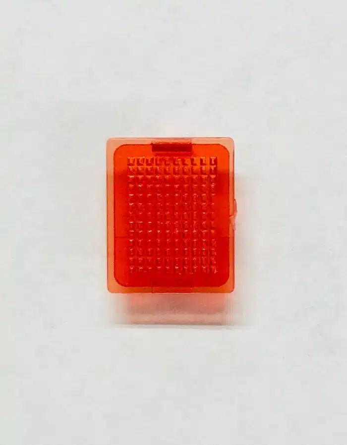 Wedico 25752 GLAS R?CKLICHT RECHTECK ROOT 9 ( p/st )