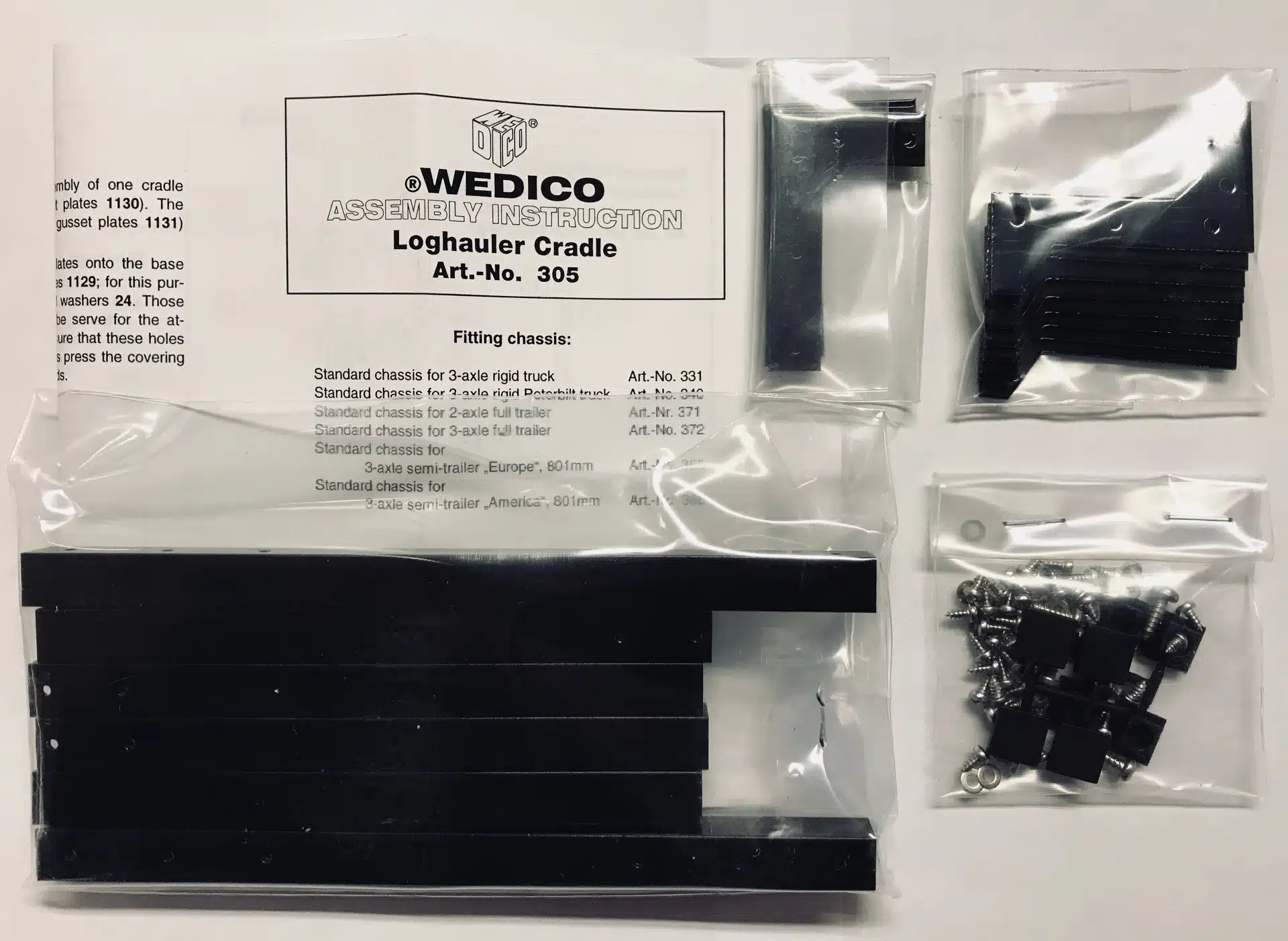 Wedico 305 LONGHAULER CRADLE
