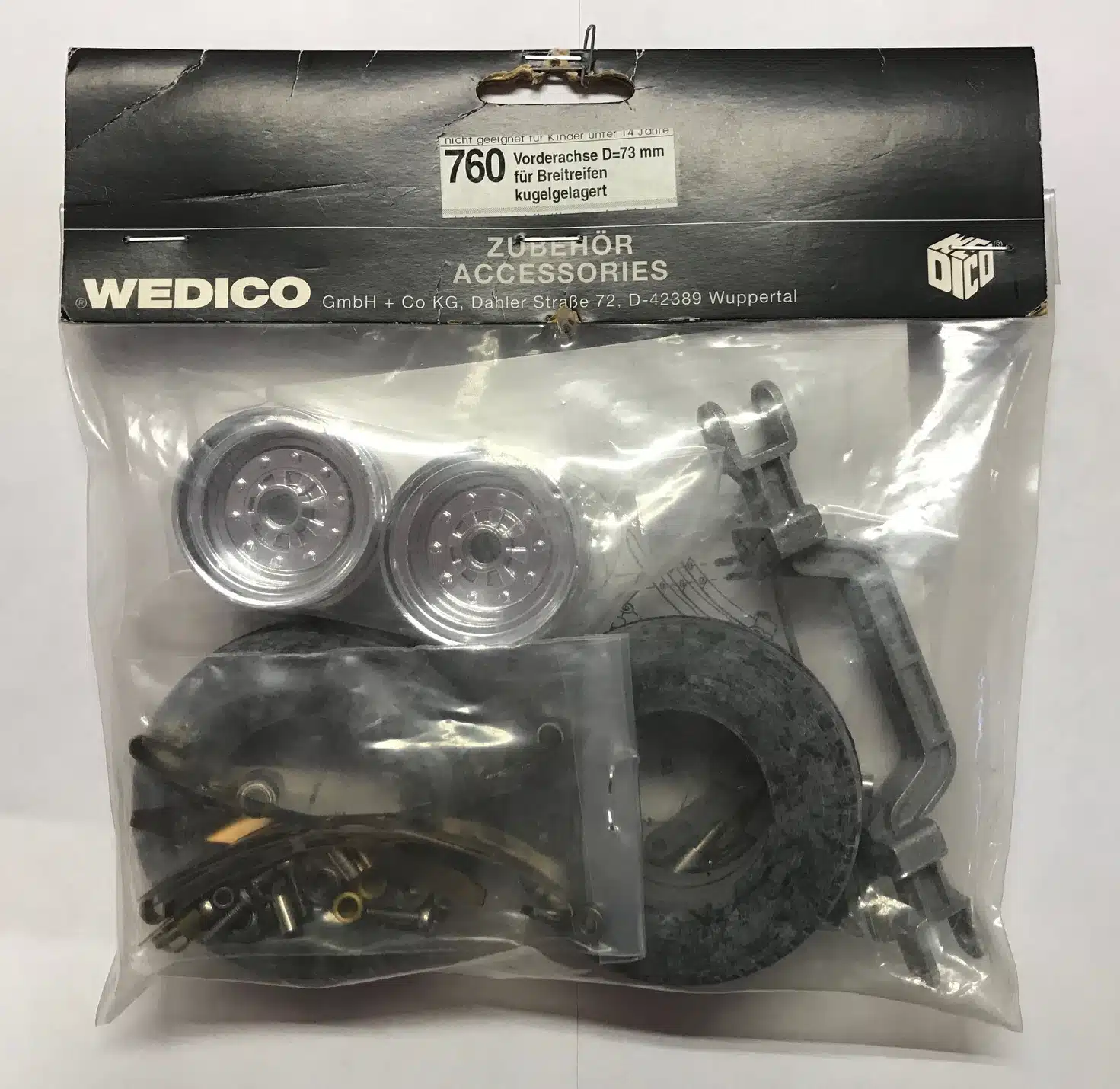 Wedico 760 KUGELGEL.FORDERACHSE73MM