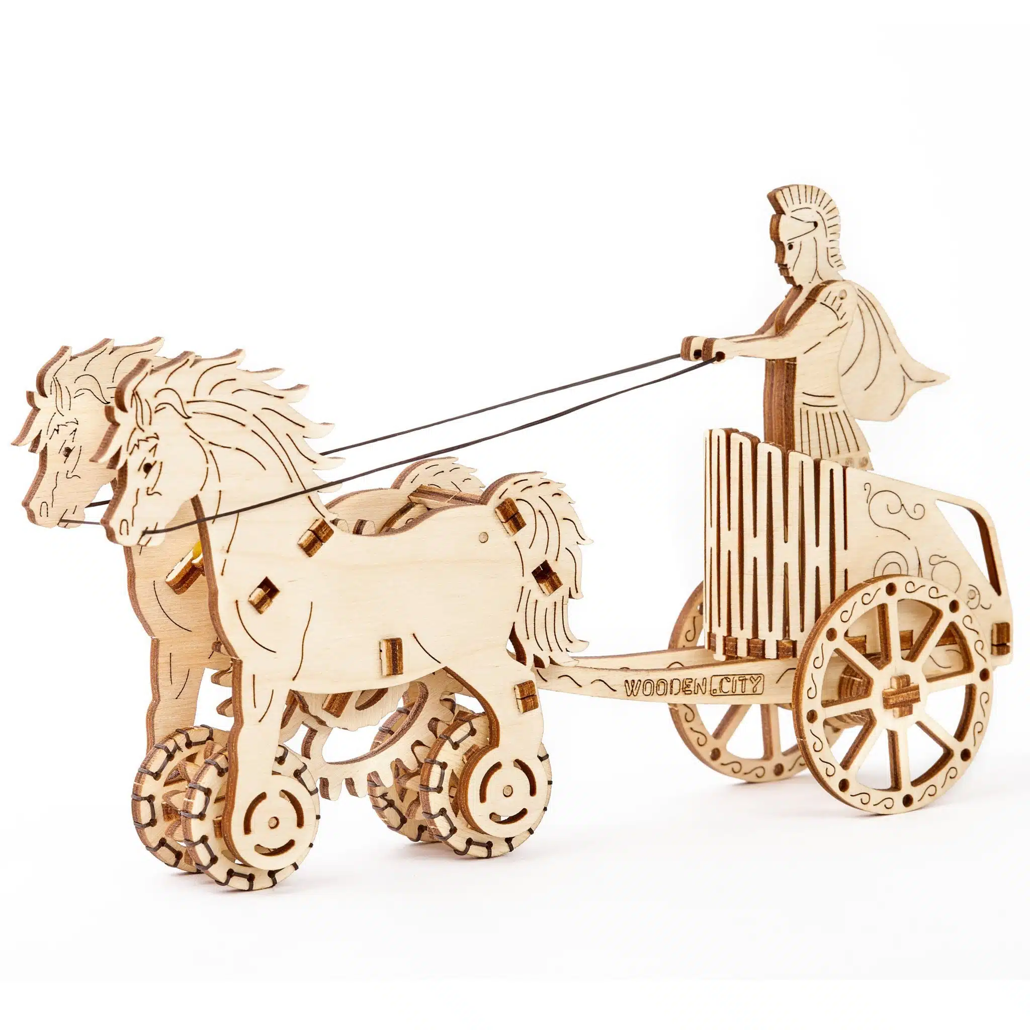 Wooden .city 301 Roman Chariot