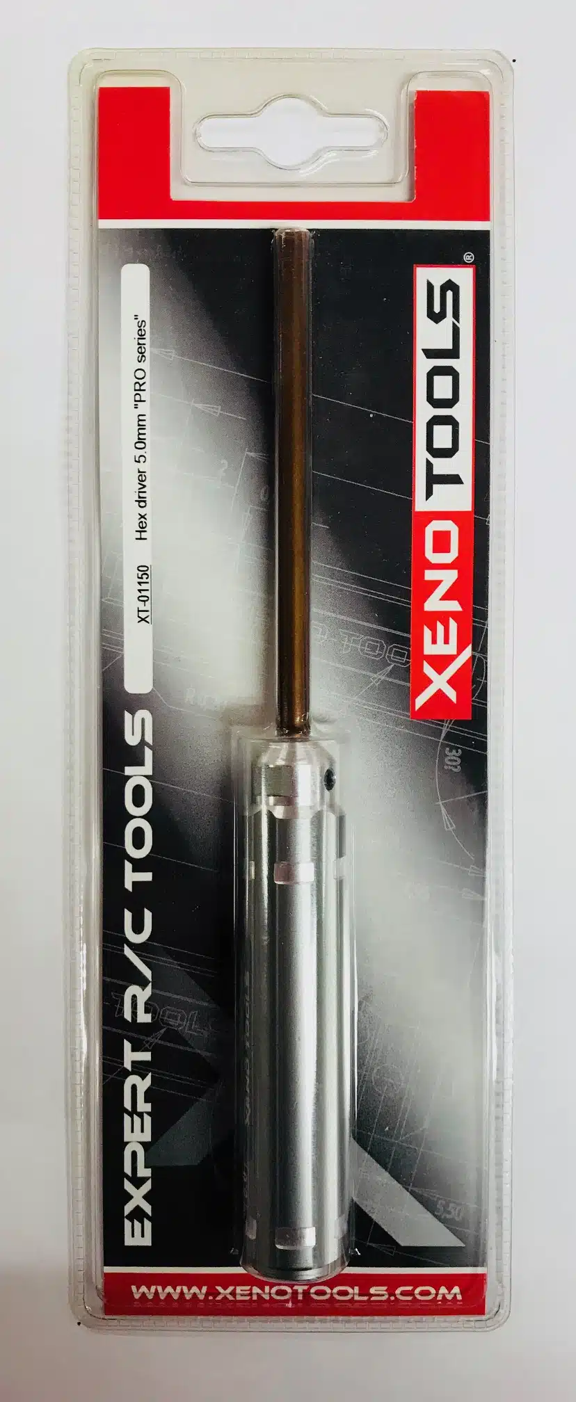 XENO TOOLS 01150 HEX DRIVER PRO 5.0 MM