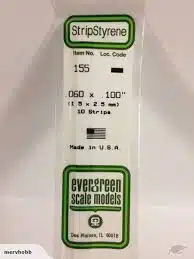 evergreen 155 strip 1.5x2.5