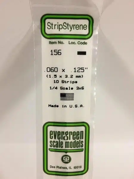 evergreen 156 strip 1.5x3.2