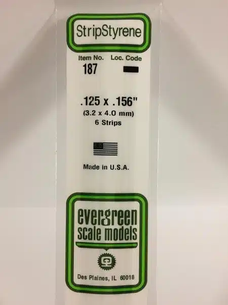 evergreen 187 strip 3.2x4