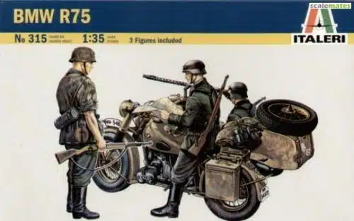 italeri 315 BMW R75 WITH ZIJSPAN